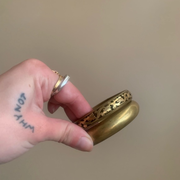 solid brass bangles - Picture 2 of 5